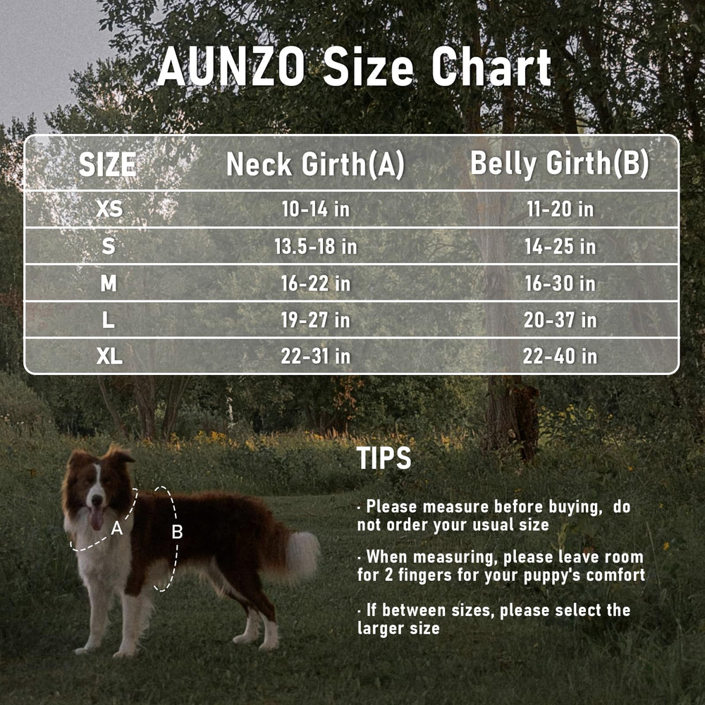 AUNZO adjustable fit with easy control handle for secure handling.