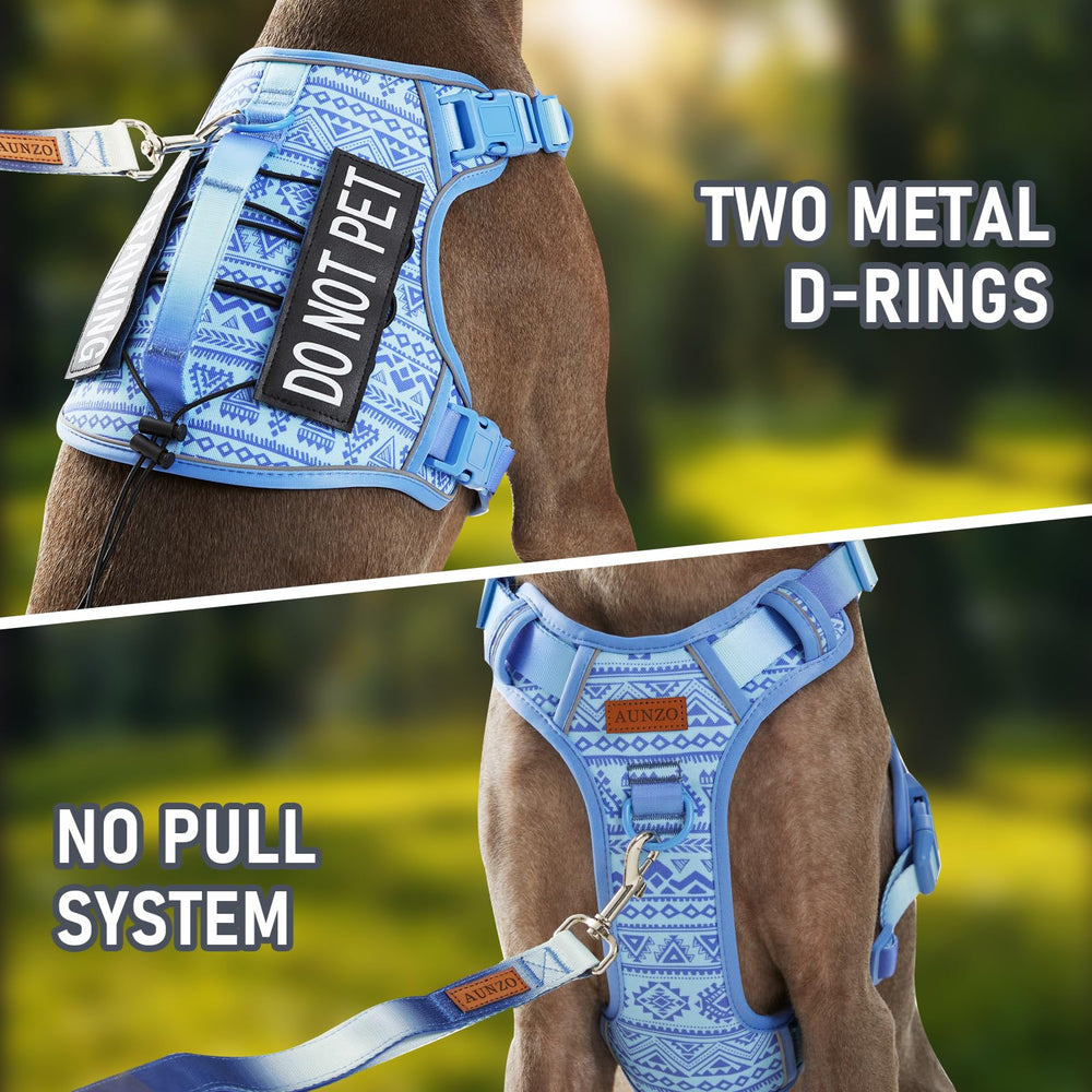 AUNZO neck buckle design makes easy on/off without pulling over head.