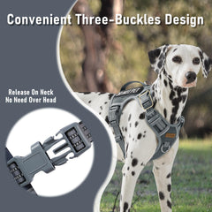 AUNZO harness with front-clip for improved puppy training and control