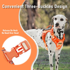 AUNZO harness with reflective strip for enhanced nighttime visibility