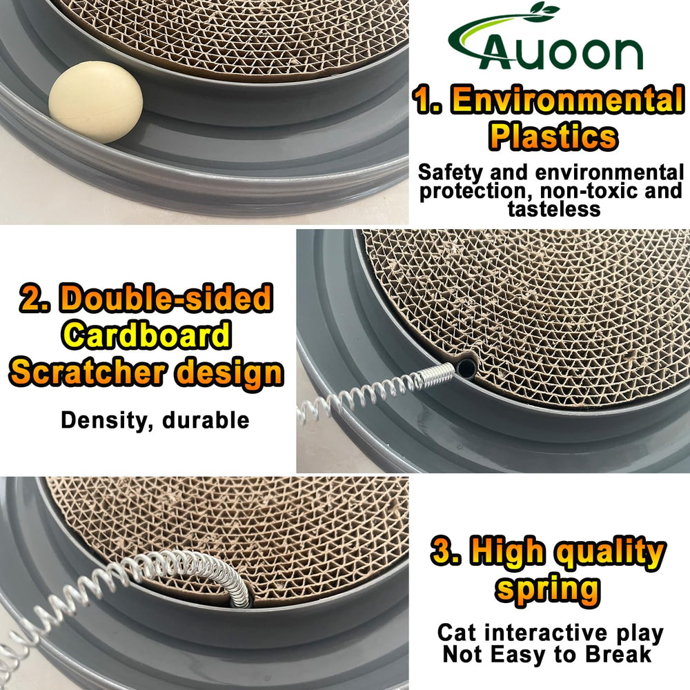 AUOON catnip option gray image suggesting increased curiosity and engagement