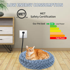 AUPETEK heating pad closeup showing safe warmth range
