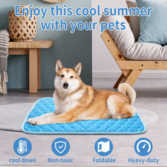 AUPETEK self-cooling pad close-up highlights premium fabric and toxin-free materials