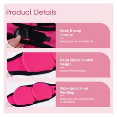 AuraPaw ear-wrap adjustable-strap closeup shows secure, comfortable fit.