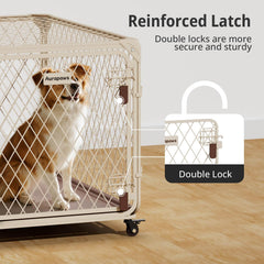 Aurapaws removable waterproof tray for quick, clean crate maintenance