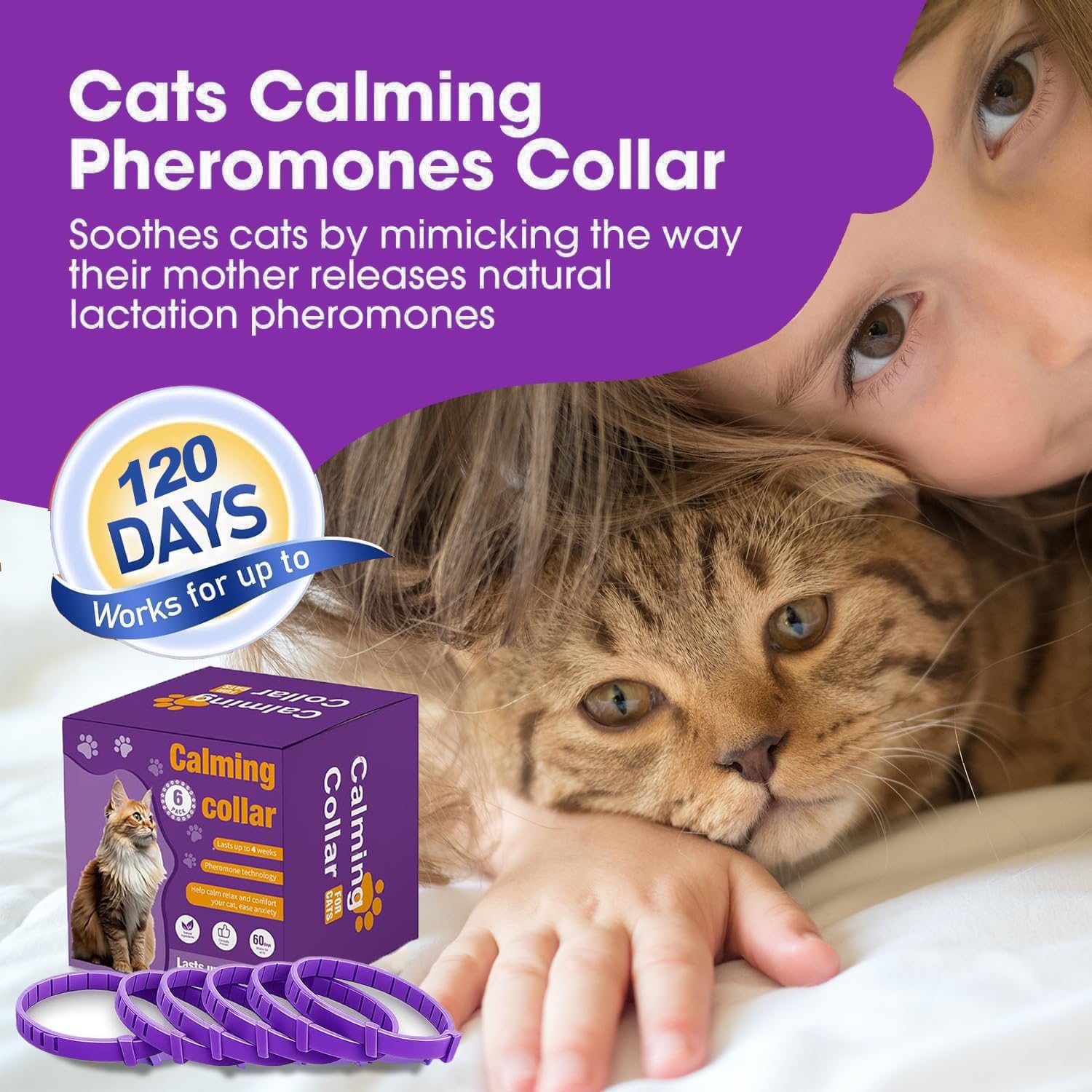Aurevoen calming collars are easy to wash with cold water.