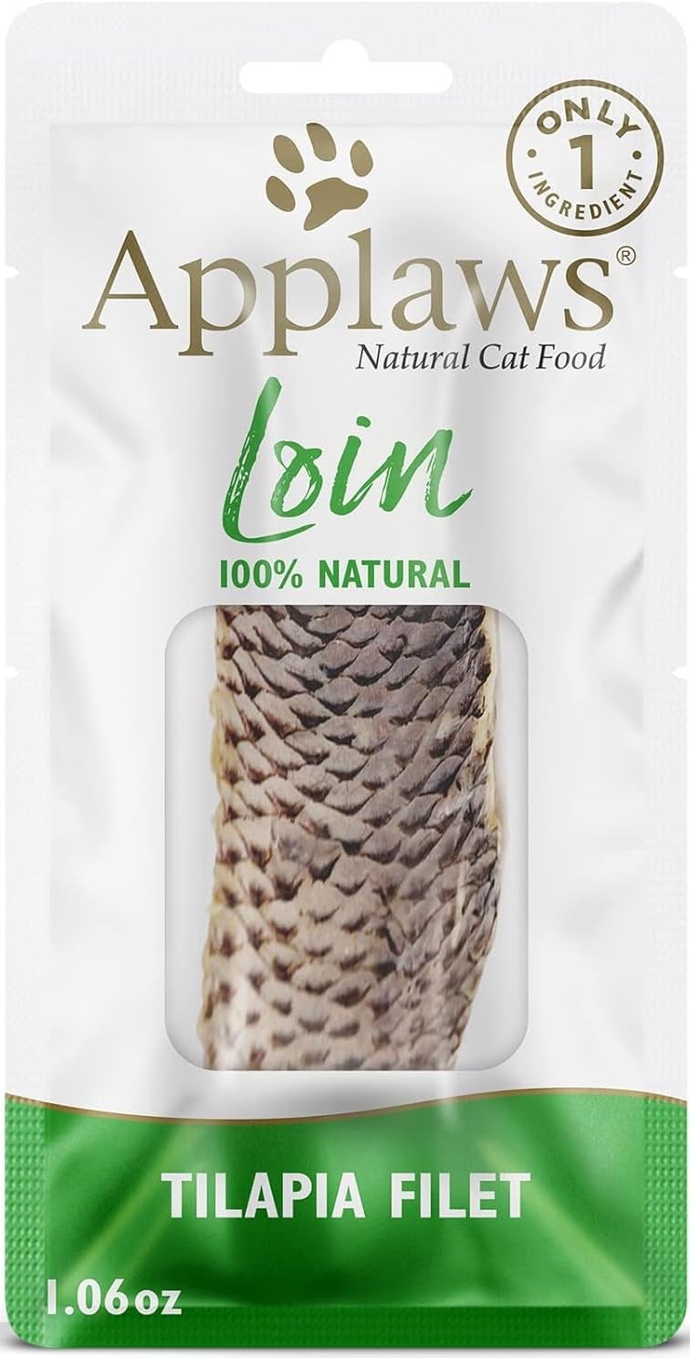 Aurora Pet Applaws salmon pouches provide savory flavor with protein support.