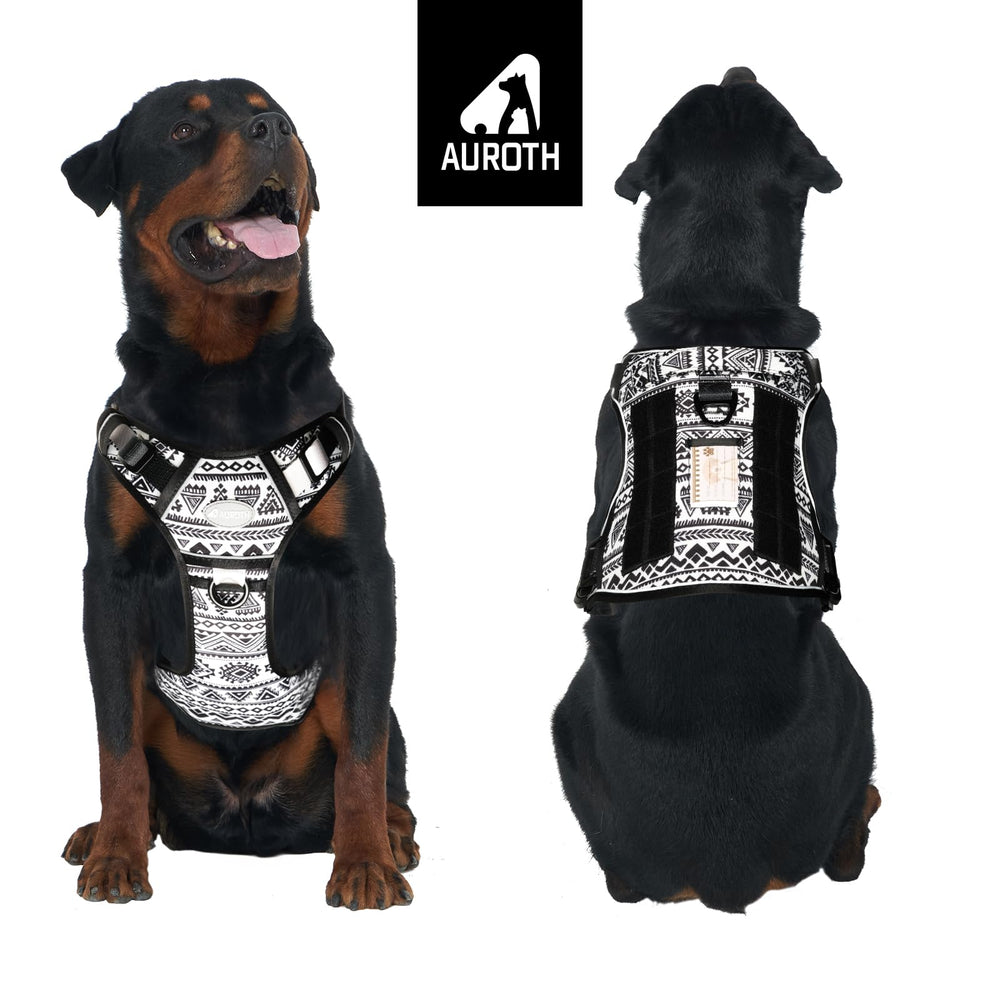AUROTH dog harness adjustable sizes ensures a snug fit