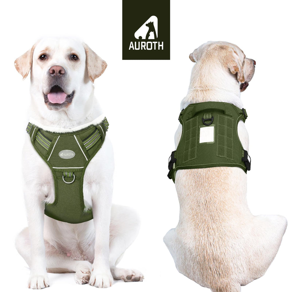 AUROTH dog harness durable nylon construction for lasting outdoor use