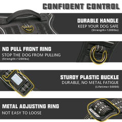 AUROTH dog harness front no-pull clip emphasizes training-friendly control