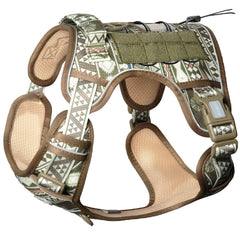 AUROTH dog harness front view with no-pull design for calmer walks