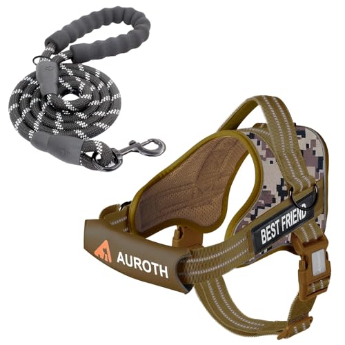 AUROTH dog harness and leash set overview for stress-free daily walks.