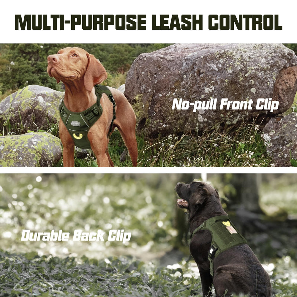 AUROTH dog harness padded shoulders for long-wear comfort