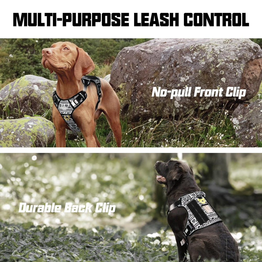 AUROTH harness reflective padding for visibility during dawn or dusk walks