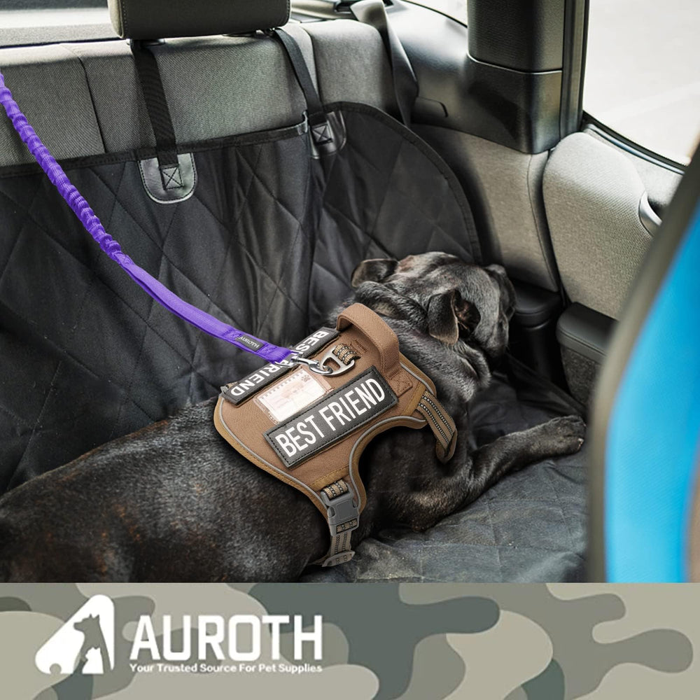 AUROTH car-seat belt compatible leash keeps pets safe during car travel