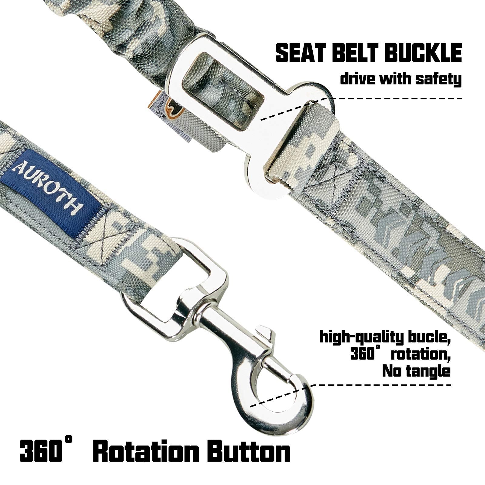 AUROTH dual padded handles provide comfortable control for top and bottom grips during training.