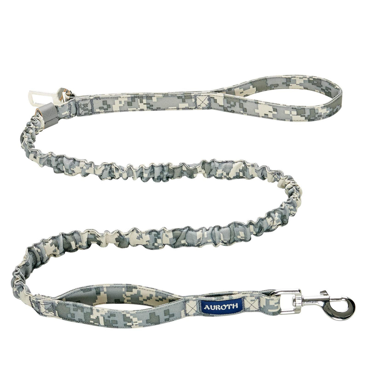 AUROTH dog leash heavy-duty bungee offers reliable traction for powerful dogs during daily walks.