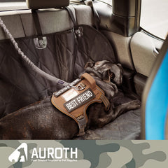 AUROTH seatbelt-buckle compatibility helps secure pets during car trips.