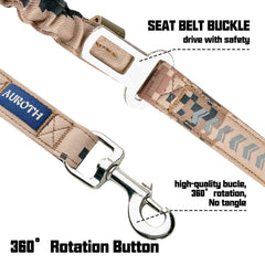 AUROTH leash close up showing two padded handles for comfort