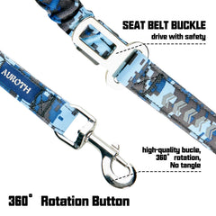 AUROTH heavy-duty dog leash dual padded handles for comfortable control.