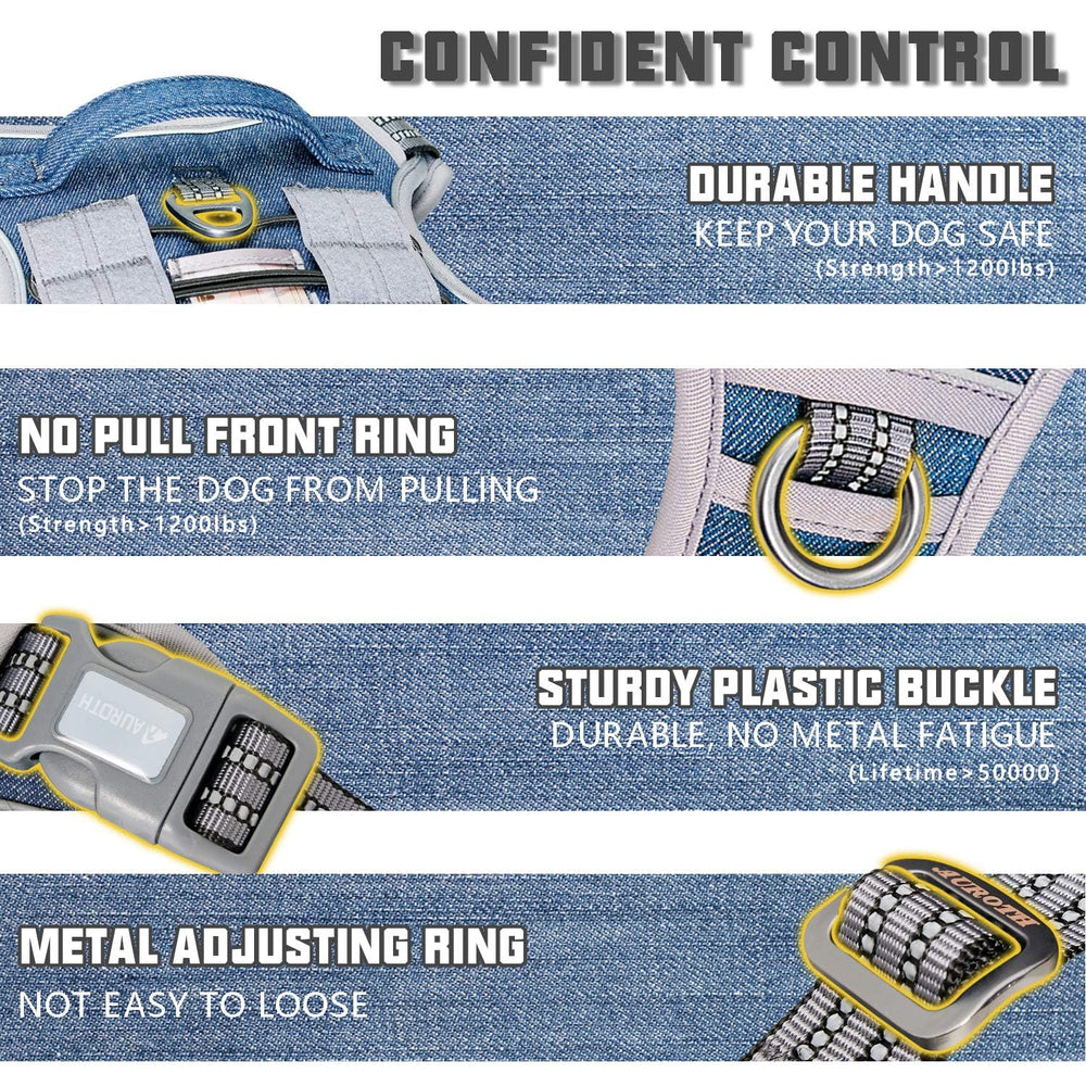 AUROTH adjustable harness with shoulder and chest rings ensures snug, unrestricted movement.