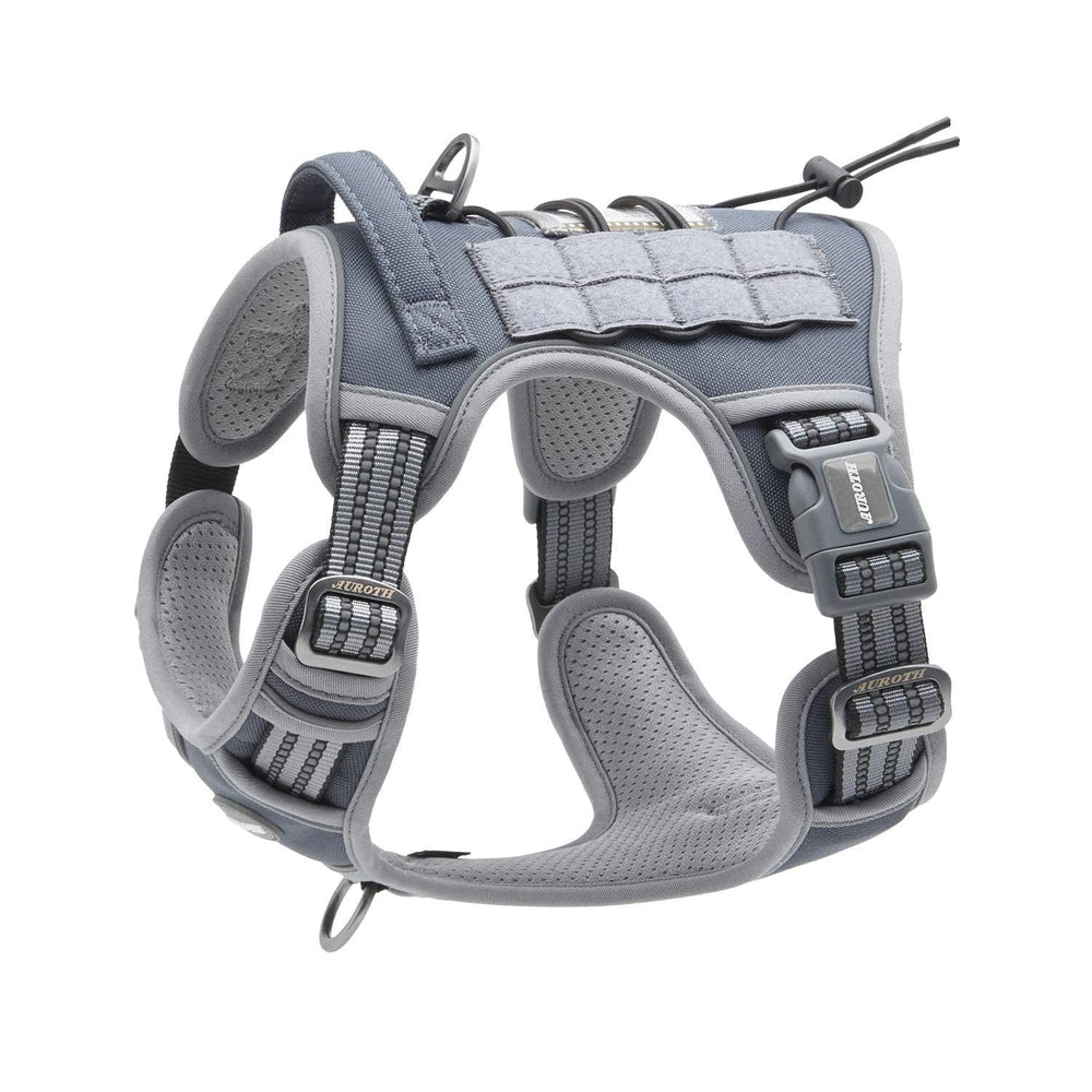 AUROTH Tactical Dog Harness back clip for easy control during walks and training