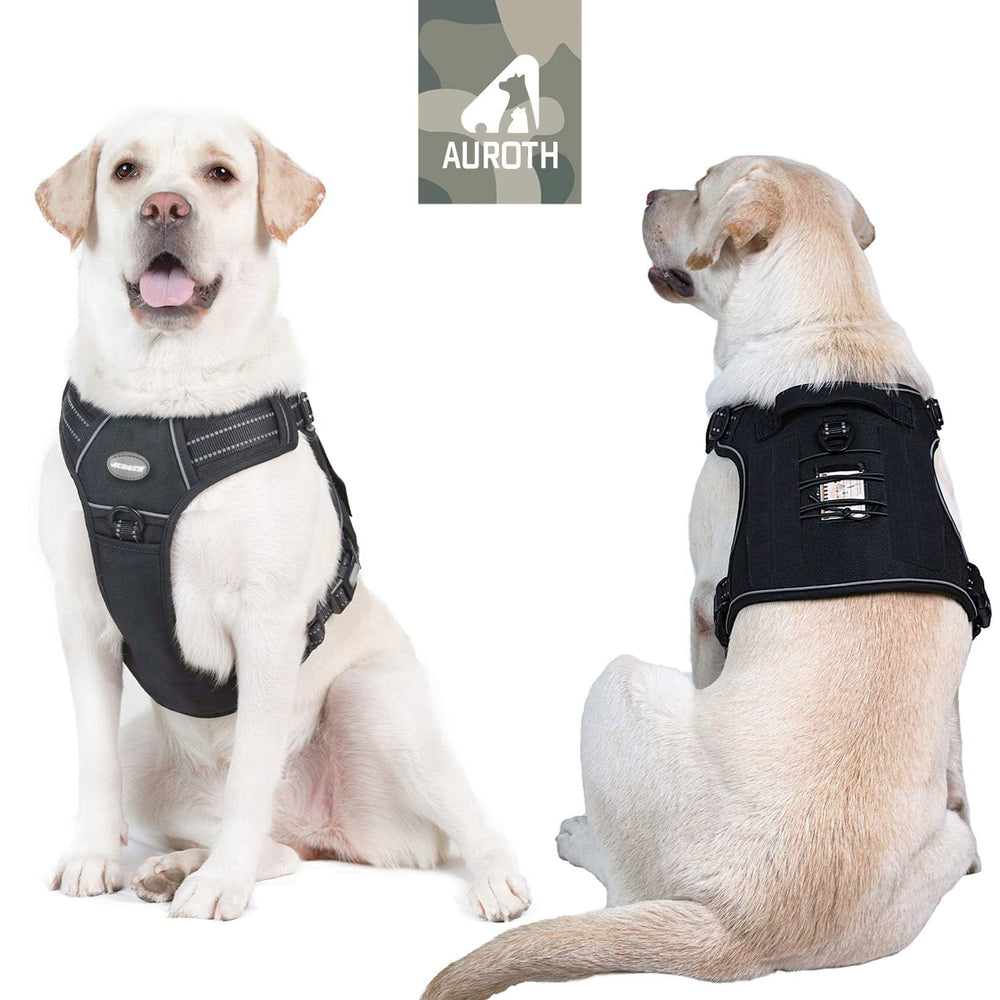 AUROTH tactical dog harness breathable air mesh for comfort during activity
