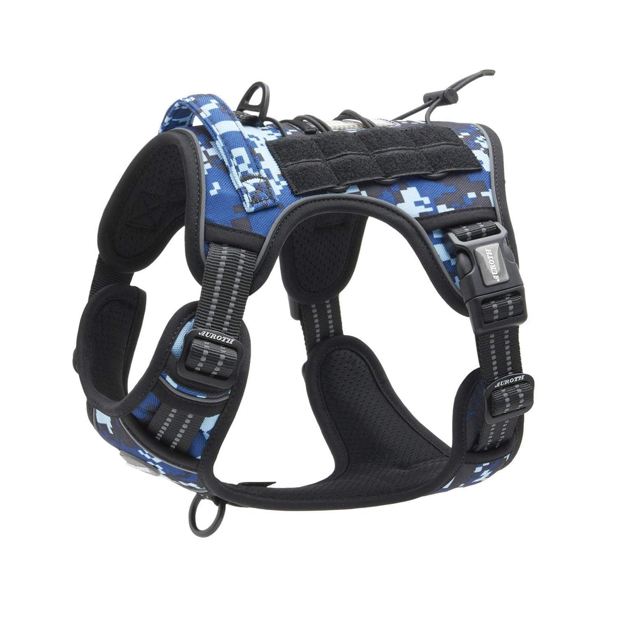 AUROTH Tactical Dog Harness front clip no-pull for effective training and controlled walks
