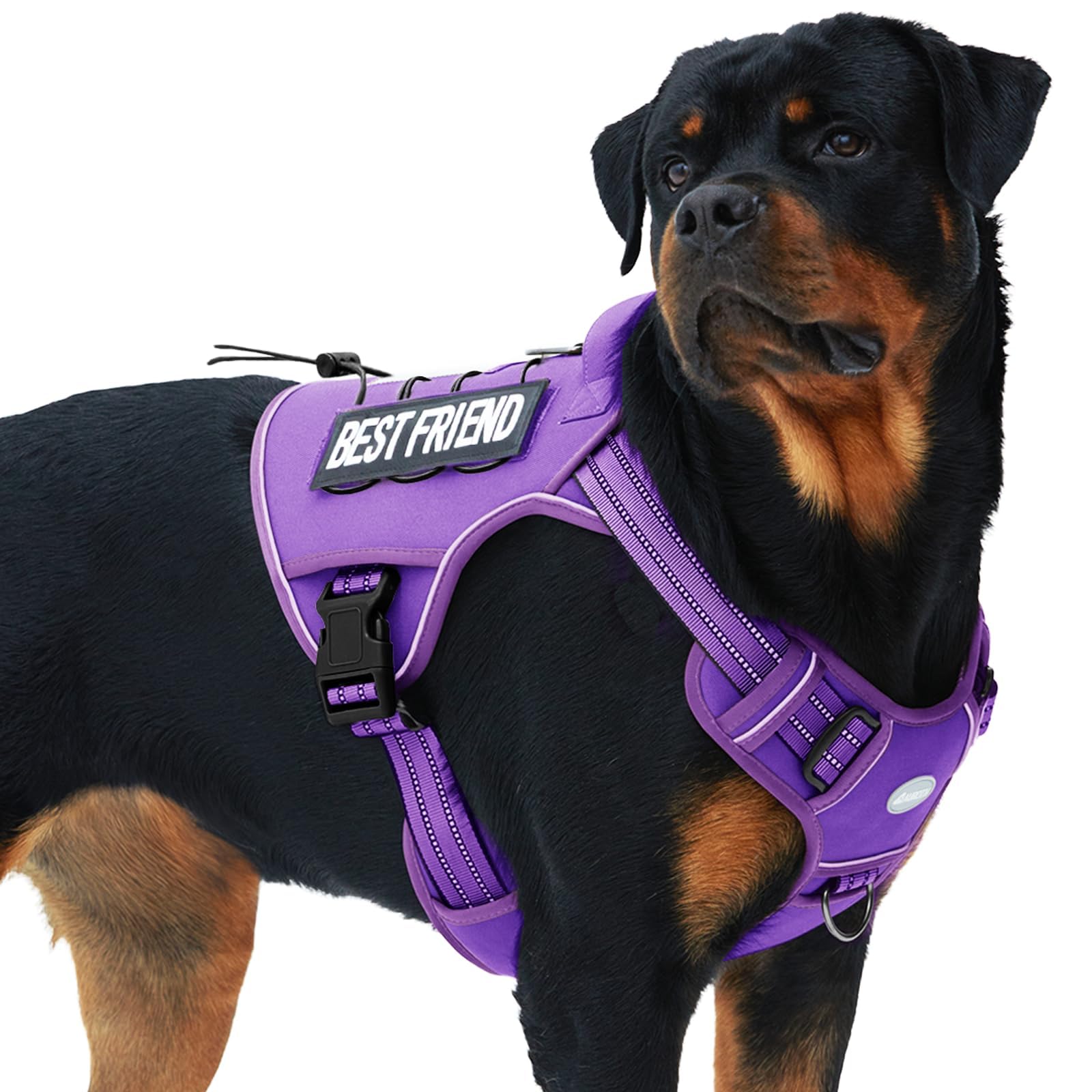 AUROTH Tactical Dog Harness front-clip no-pull for training control
