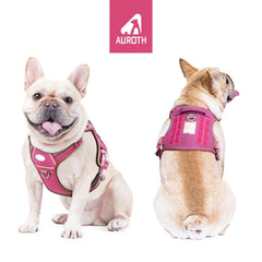 AUROTH Tactical Dog Harness - Molle side patches for carrying gear and patches.