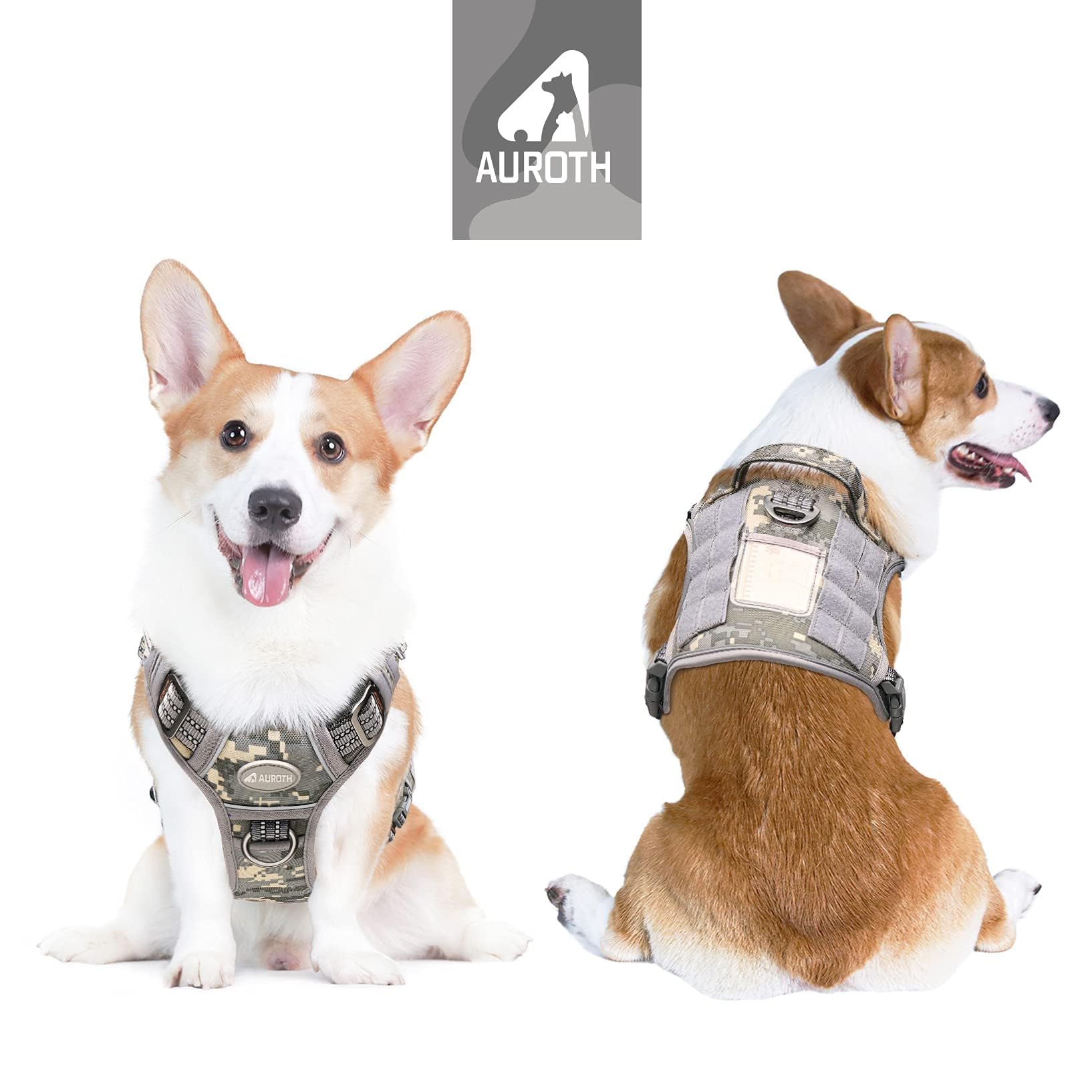 AUROTH Tactical harness with MOLLE sides enables extra gear on long outdoor trips