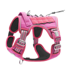 AUROTH Tactical Dog Harness - no-pull front clip for controlled walks and training.