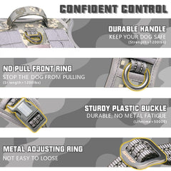 AUROTH tactical harness Molle system ready to attach gear and patches.