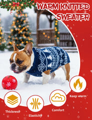 AURUZA dog sweater size chart helps you pick the right cozy fit.