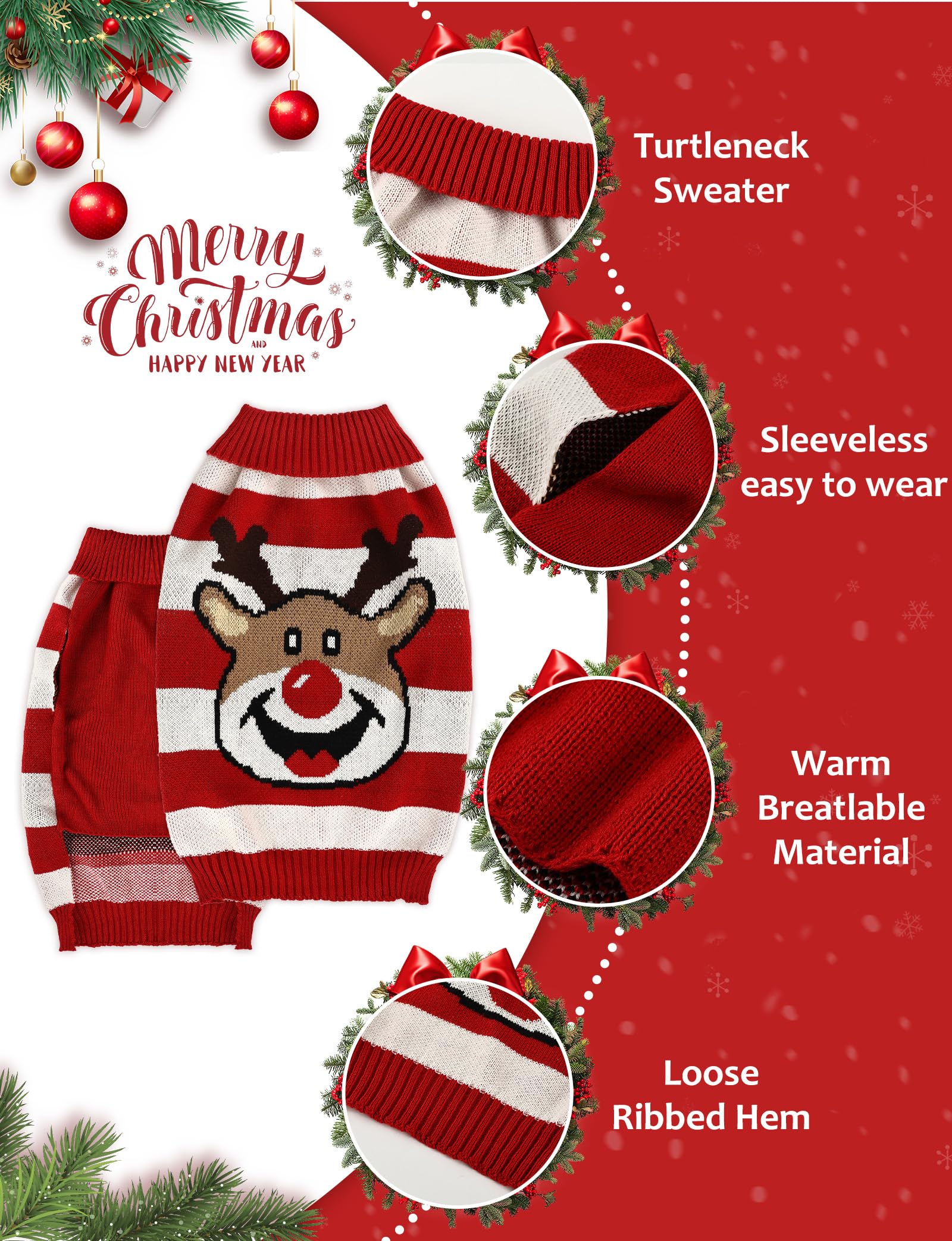 AURUZA knit turtleneck sweater closeup highlighting soft breathable fabric