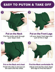AURUZA pullover design shown for easy on/off and quick dressing.