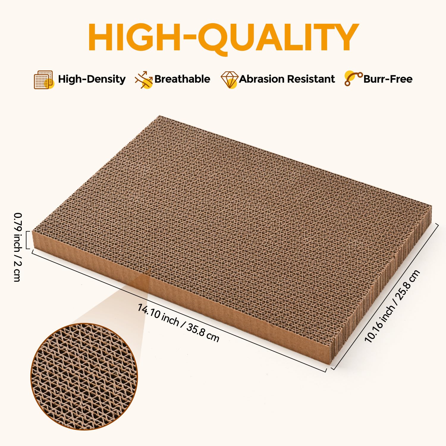 AUSCAT cat nest bed view illustrates cozy lounge from the scratcher.