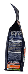 Authority High Performance grain-free label indicating no artificial additives