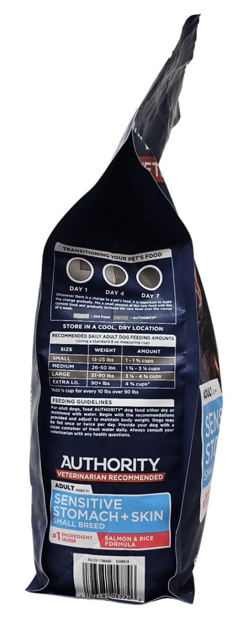 Authority salmon-first-ingredient dog food highlight
