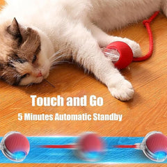 AUTRETY three-mode cat ball image shows fast, slow, and interactive modes for variety.