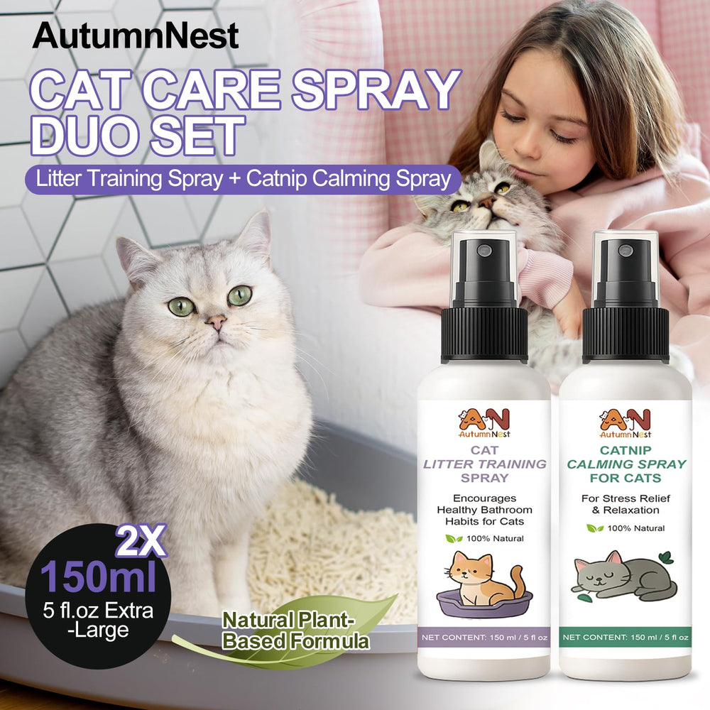 AutumnNest litter box attractant spray bottle guiding potty use
