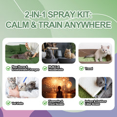 AutumnNest two-pack 150ml duo for calm and litter training