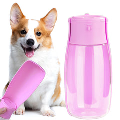 AVELORA foldable water bottle folded for compact travel and storage.