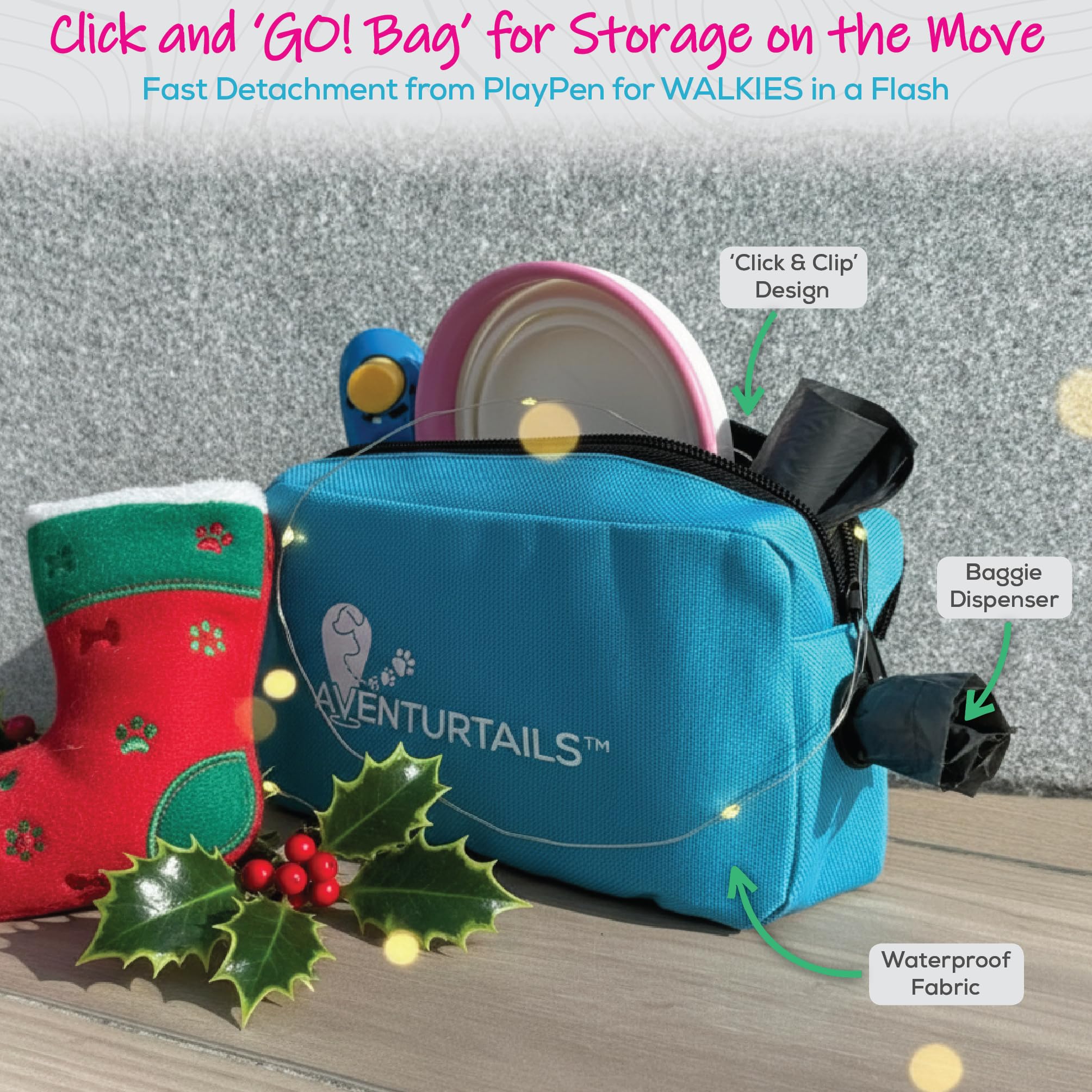 AVENTURTAILS 360-degree-mesh-ventilation improves airflow and visibility for anxious pets.