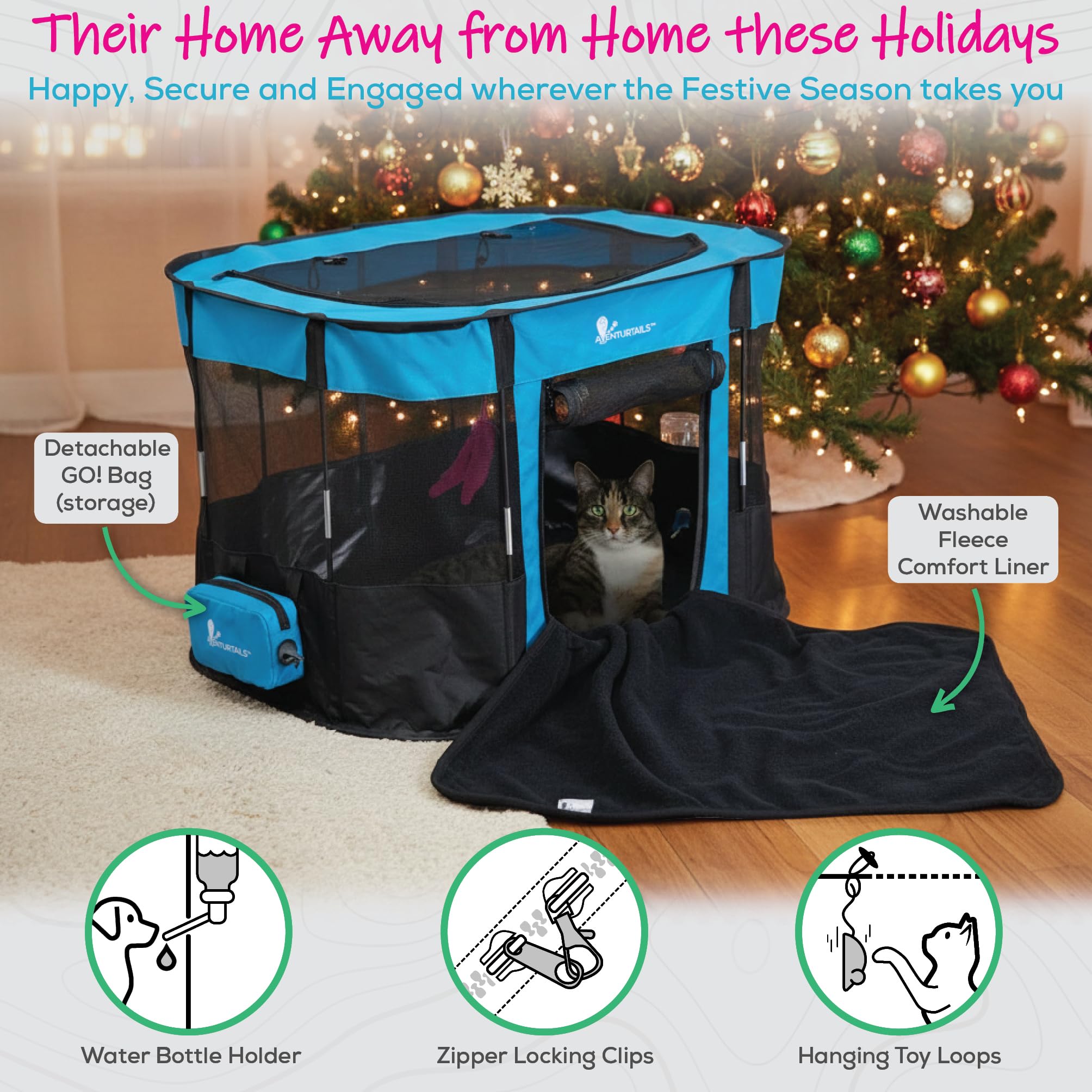 AVENTURTAILS playpen-foldable-pop-up-design enables quick setup for travel.