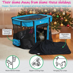 AVENTURTAILS playpen-foldable-pop-up-design enables quick setup for travel.