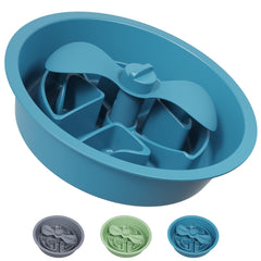 AVERYDAY slow feeder bowl front view aids controlled pacing for dogs