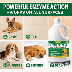 Aviano Enzyme Cleaner for tiles and hardwood floors lifts stains and odors.