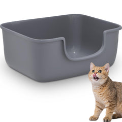 AVIUIA large cat litter box with open-top design improves airflow and odor visibility.