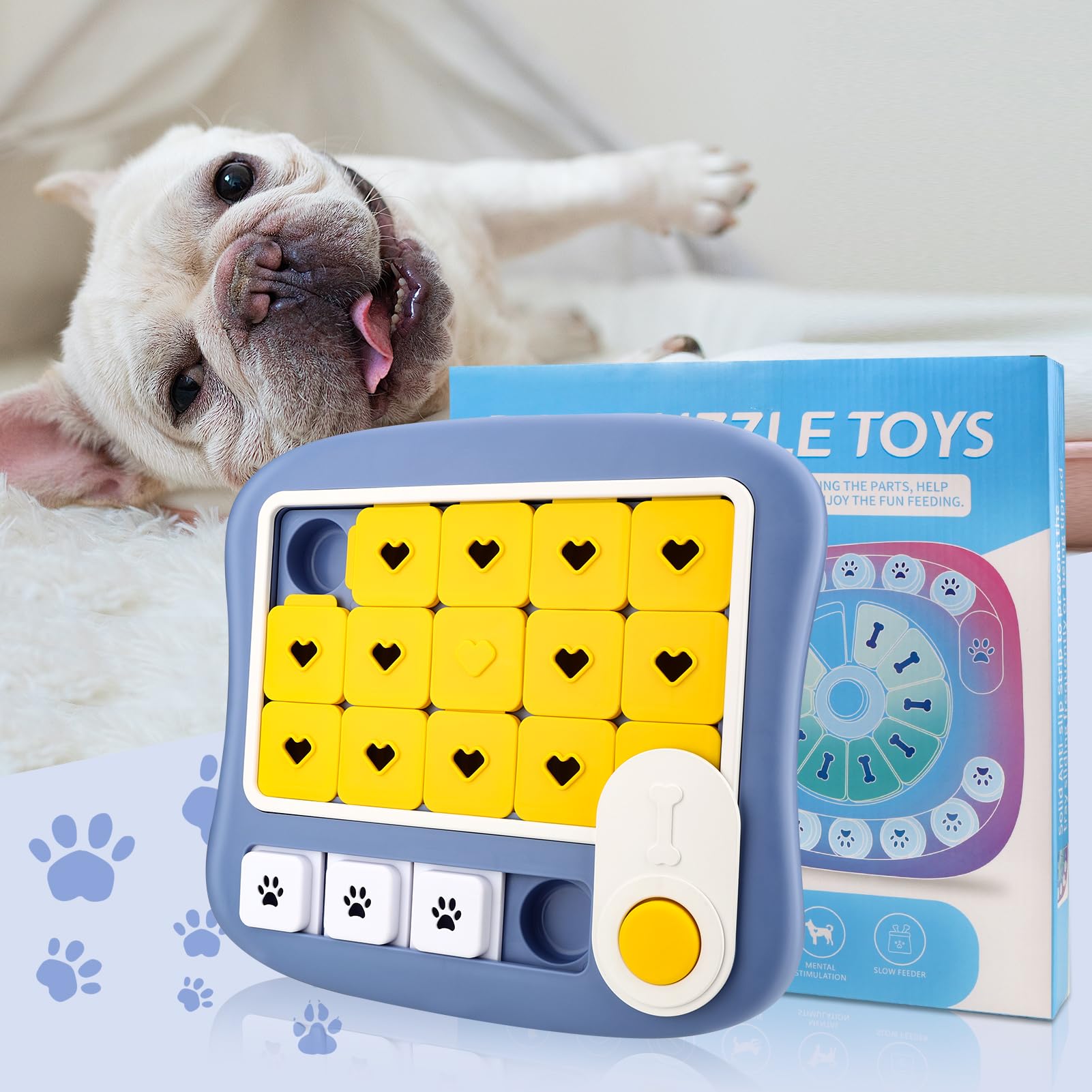 AVOAR dog puzzle toy large purple gift-ready packaging makes a thoughtful pet gift.